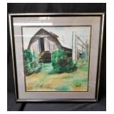 Signed Kimberly watercolor on paper