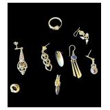 Lot of silver earrings