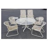 9 piece aluminum patio set