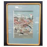 Gekko "The last stand" Japanese woodblock print