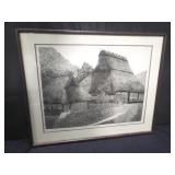 Signed, dated Ryohei Takana etching, #92/100