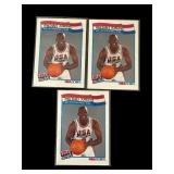 Lot of 1991-92 Michael Jordan NBA Hoops USA cards