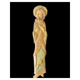 Vintage wood Jesus Christ wall decor