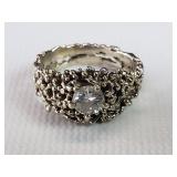 14k gold and diamond ring