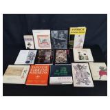 Group of Japanese art books