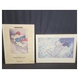 Pair of poster prints