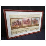 Pencil signed Fred Stone lithograph poster