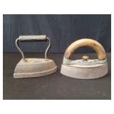 Pair of antique sad irons