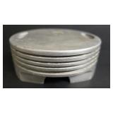 Vintage 6" diam piston head with badge marked