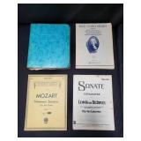 Group of sheet music books