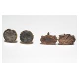 Two pairs of vintage cufflinks