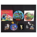 Group of pins and Deputy Dog "Peoples choice"