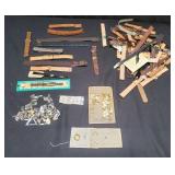 Group of watchbands and parts