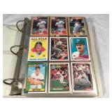 Baseball trading cards album