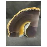 Agate geode specimen
