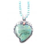 Sterling silver and turquoise necklace with