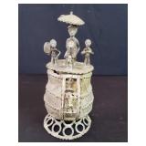 Vintage signed African Ashanti kuduo cast brass