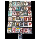 Lot of 37 NBA basketball cards