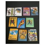 Group of vintage Marvel comics miniature cards