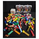 Group of PEZ candy dispensers