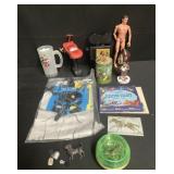 Group of vintage LP records, Disney memorabilia