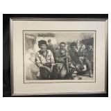 1984 signed limited edition Chinese etching 42/50