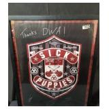Sick Puppies framed poster with live signatures