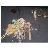 Group of costume jewelry