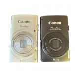 Pair of Canon PowerShot Elph135 cameras