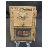 Vintage U.S. Post Office box door bank.