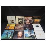 Group of vinyl records