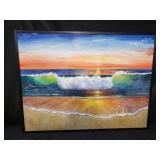 Signed Coronado oil painting on canvas