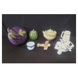 Box of miscellaneous pottery,  porcelain,