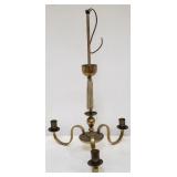Vintage 3-arm brass hanging light