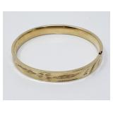 14k gold bangle bracelet