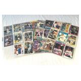 Collection of Mike Scioscia baseball trading cards