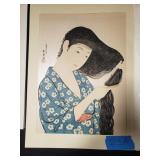 Signed Hashiguchi Goyo woodblock print