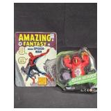 Lot of 2 collectibles Spider-Man and dark beaver