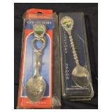 Lot of 2 collectors spoons