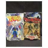 Lot of 2 Marvel action figures x-men,  vermin