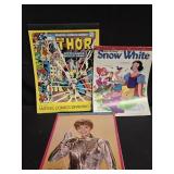 Lot of 3 drawing old and lined paper Disney,