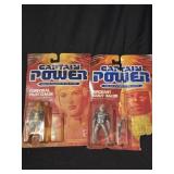 Vintage 1987 Captain Power action figures