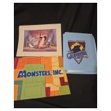 Lot of Disney collectibles lithographs, pins etc