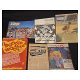 Lot of assorted books, magazines, comics etc