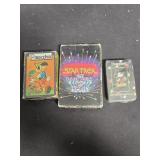 Lot of 3 decks of cards Pinocchio,  star trek,