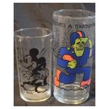 Lot of 2 collectors glass cups