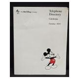 Vintage 1993 Walt Disney Telephone directory