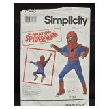Vintage Spider-Man sew pattern #7543 size 3-8