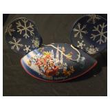 Disneyland happy holidays hat with name Shannon