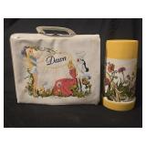 Vintage 1970 Aladdin dawn bag with cup